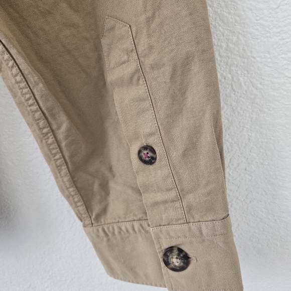 TED BAKER Bikee Multi Pockets Shacket Utility Cargo Military Safari Beige Size 5 - Picture 8 of 16